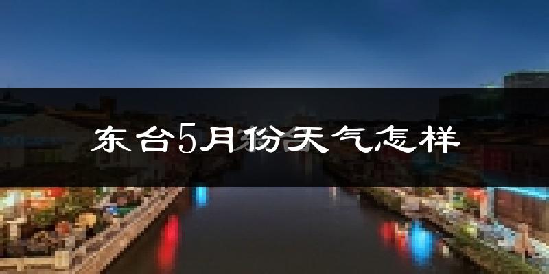 东台市5月份天气如何?很热吗?