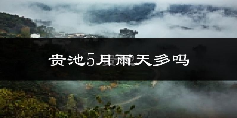 贵池5月雨天多吗?