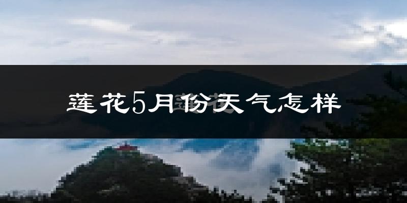 莲花县5月份天气如何?很热吗?