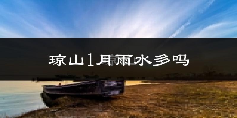 琼山1月雨水多吗?