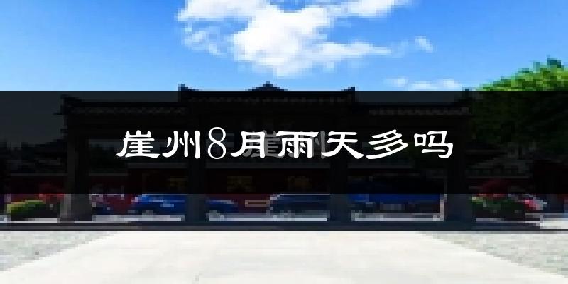 崖州8月雨天多吗?