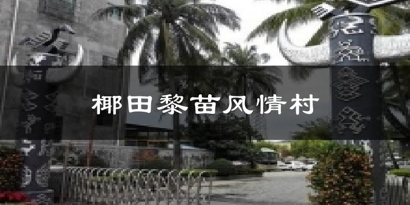 椰田黎苗风情村气温